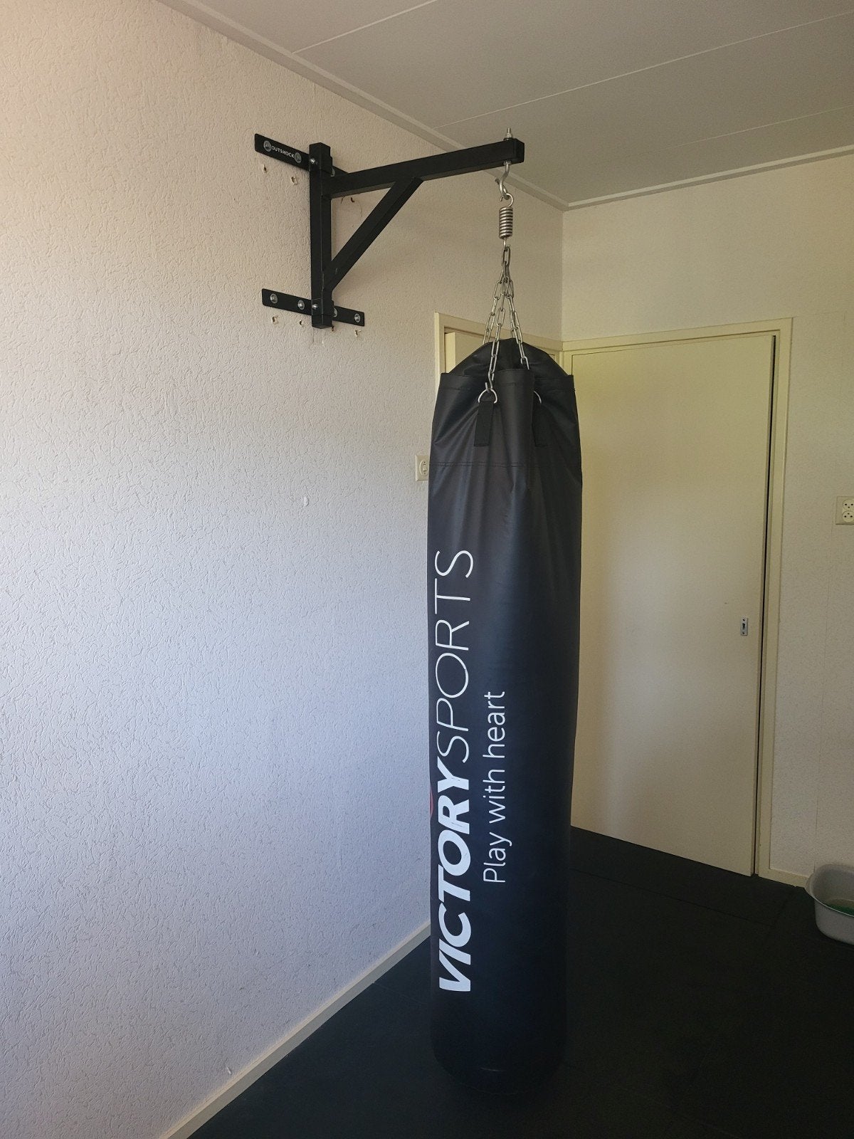 Victory Sports Bokszak met muurbeugel - Zo goed als nieuw, Ophalen, Zo goed als nieuw, Bokszak