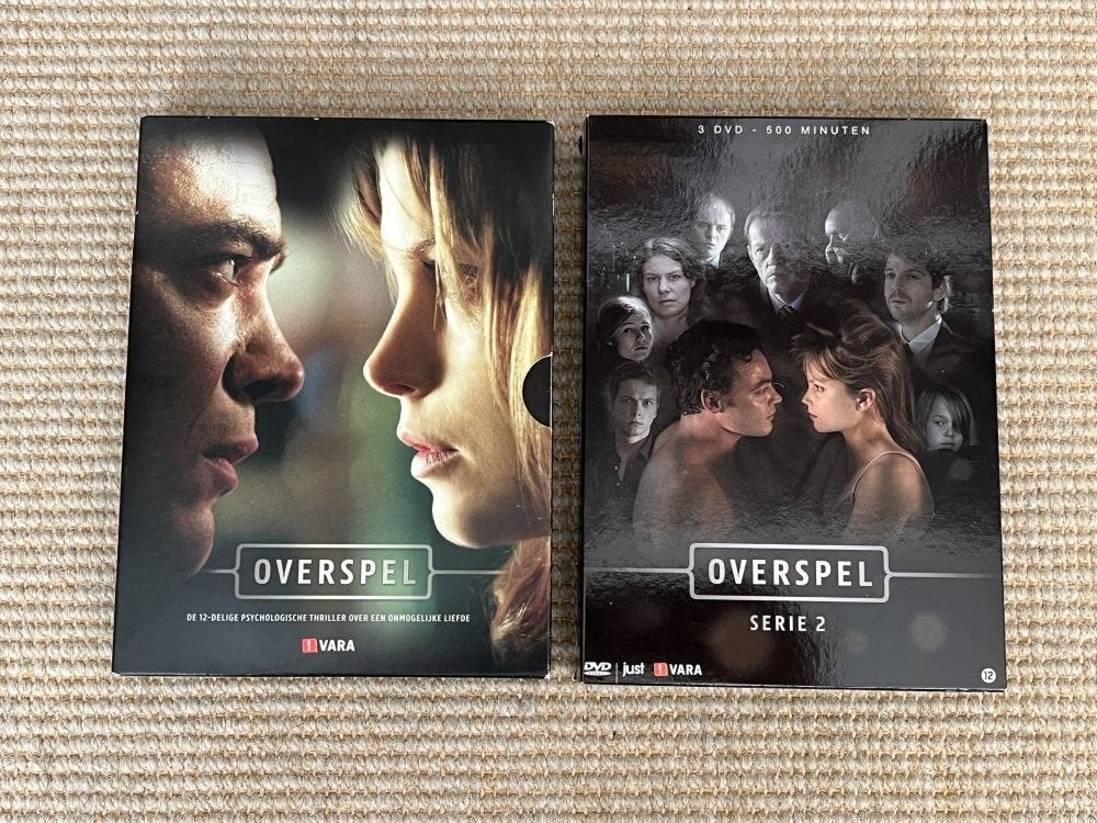 Overspel | Seizoen 1 + 2 | 6 DVD's, Gebruikt, Vanaf 12 jaar, Inclusief doosje, Nederlands