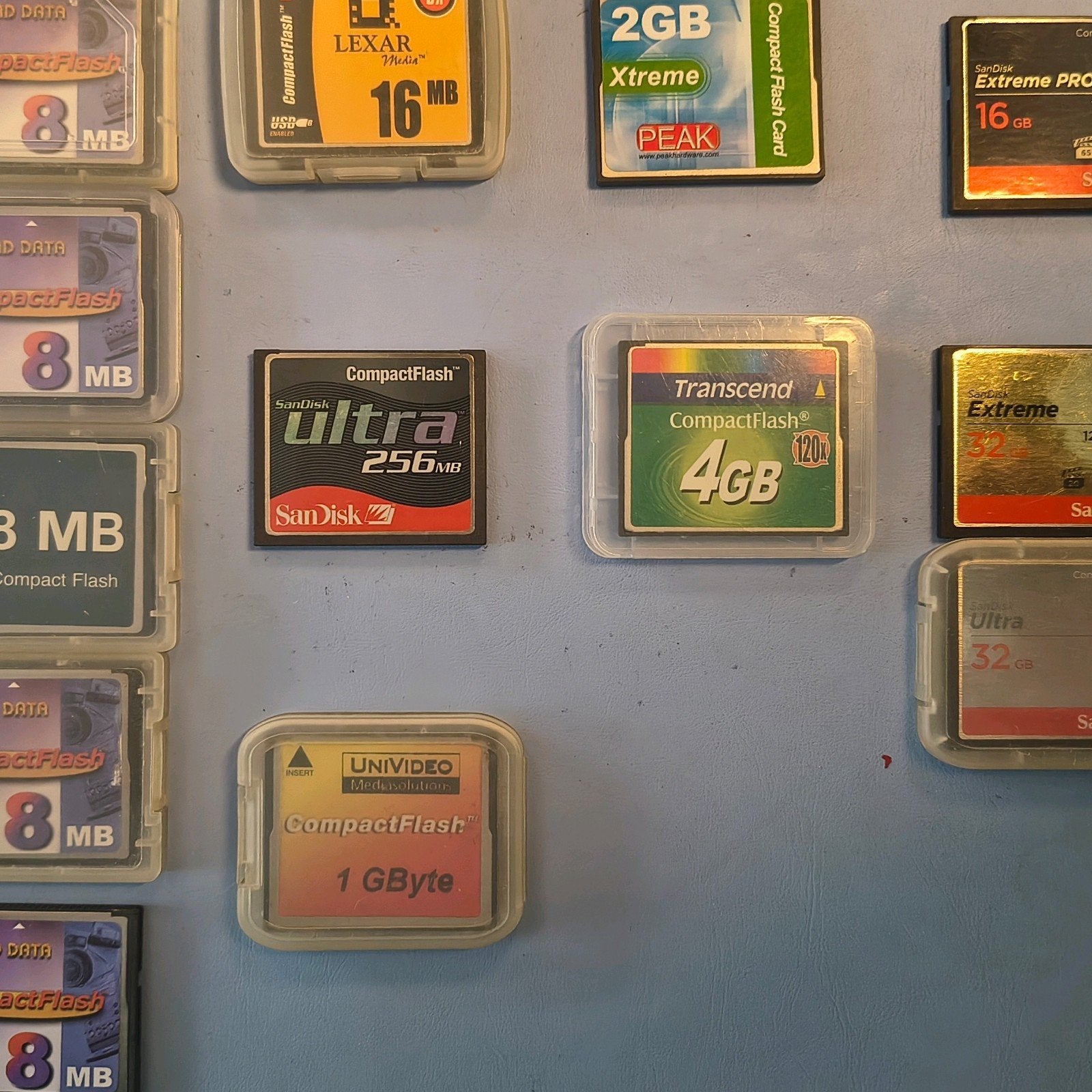 CompactFlash Geheugenkaarten - Diverse Capaciteiten T.E.A.B., Audio, Tv en Foto, Fotografie | Geheugenkaarten, Gebruikt, 32 GB