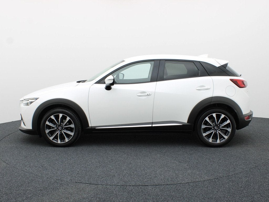 Mazda CX-3 2.0 SkyActiv-G 120 GT-M Line | Trekhaak | Camera, Auto's, Mazda, 4 cilinders, Leder en Stof, Wit, SUV of Terreinwagen