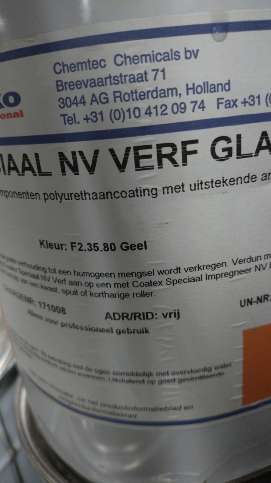 meerdere emmers oranje verf, Ophalen, Nieuw, Oranje, Verf