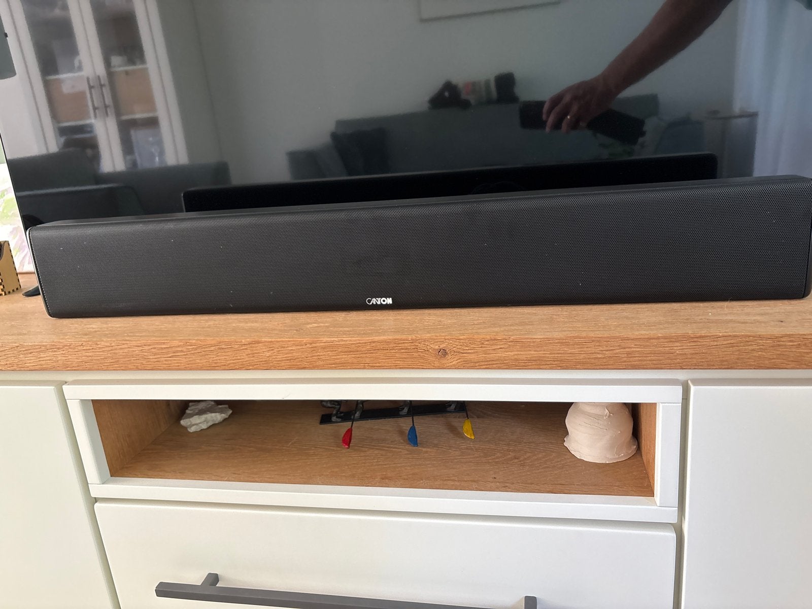 Canton DM 9 Soundbar - Krachtig geluid voor uw TV, Audio, Tv en Foto, Soundbars, Ophalen, Zo goed als nieuw