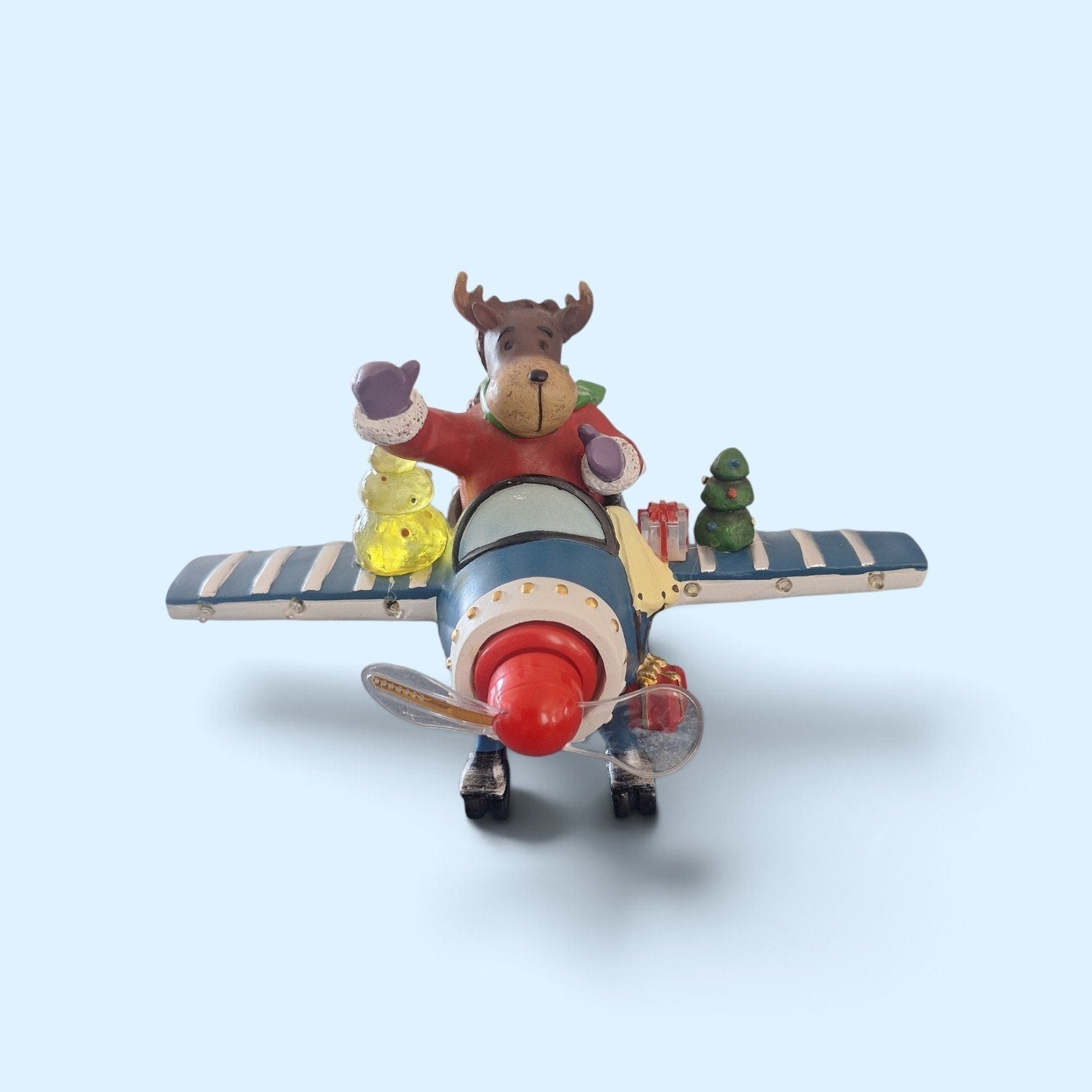 Te koop: kerst vliegtuig. Propeller kan draaien., Ophalen, Zo goed als nieuw