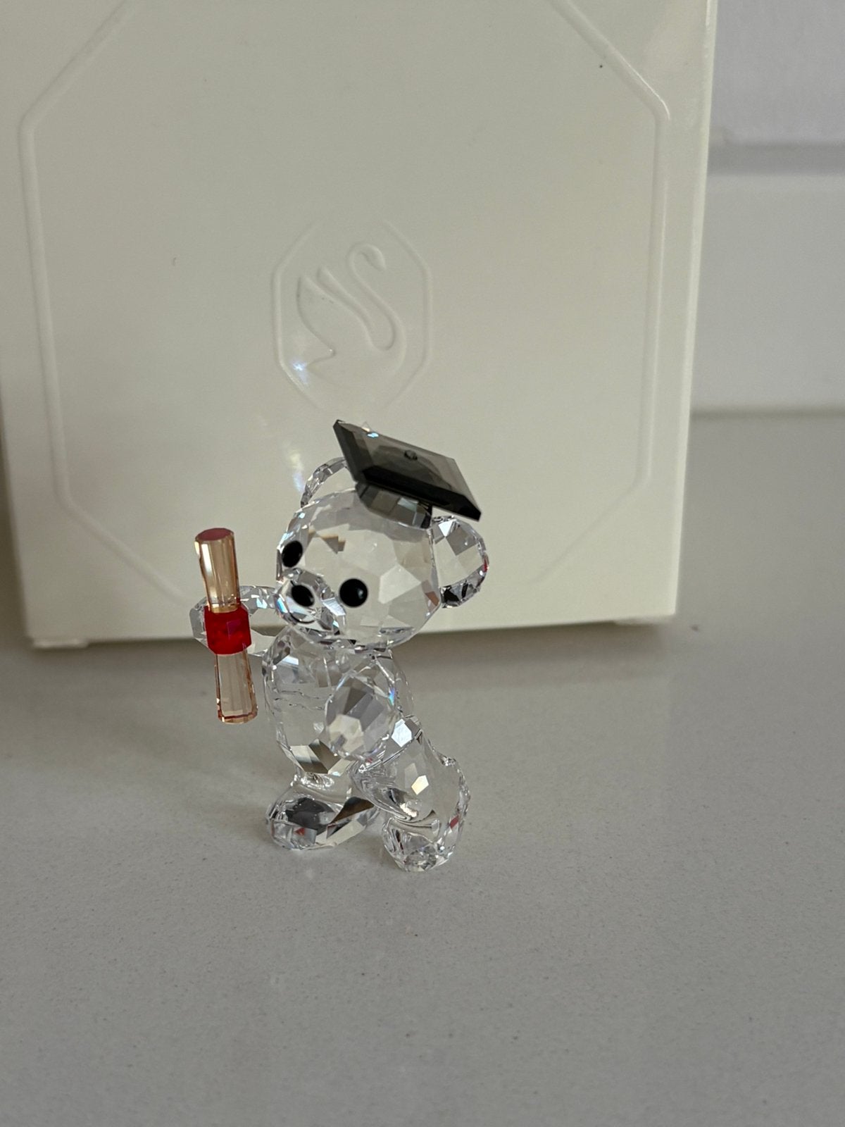 Swarovski kris beer geslaagd, Verzamelen, Swarovski, Ophalen of Verzenden, Zo goed als nieuw, Figuurtje