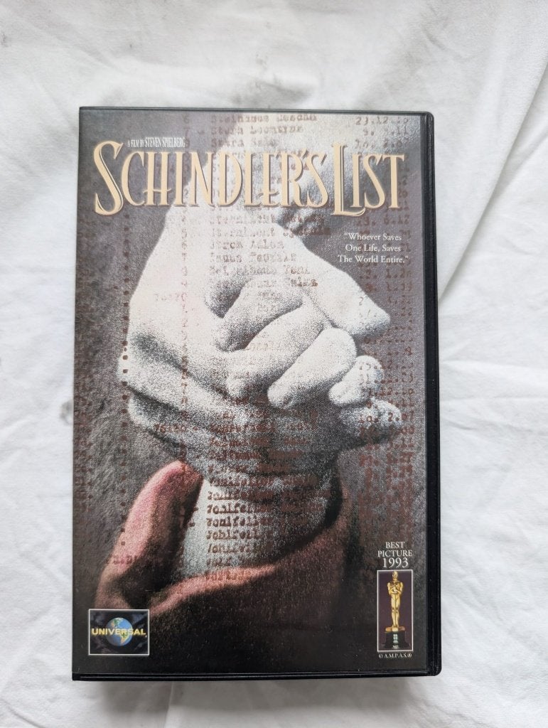 Schindler's List VHS - Steven Spielberg, Vanaf 16 jaar, Drama, Ophalen of Verzenden, VHS