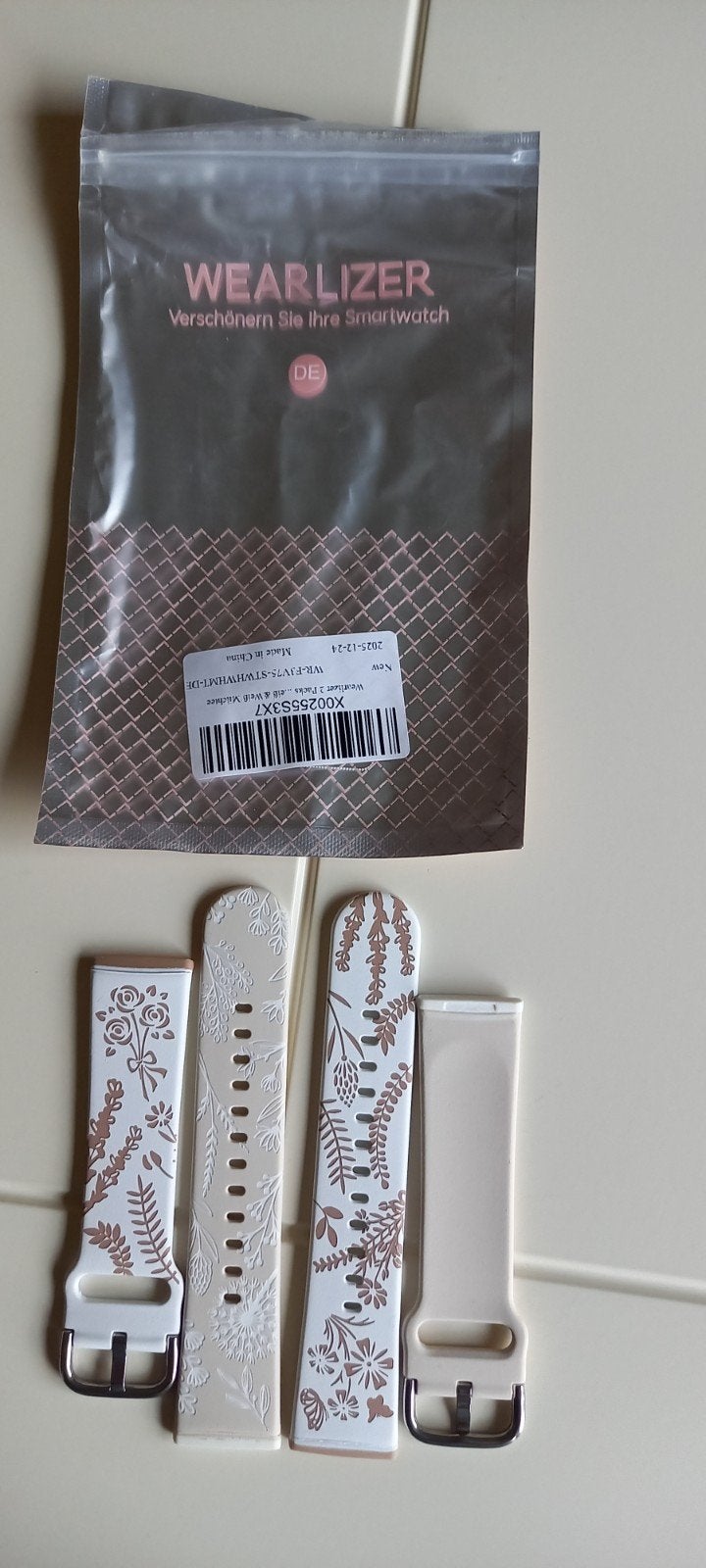 Nieuwe Wearlizer Smartwatch Bandjes - Bloemenpatroon, Smartwatch, Bandje, Nieuw, Ophalen of Verzenden