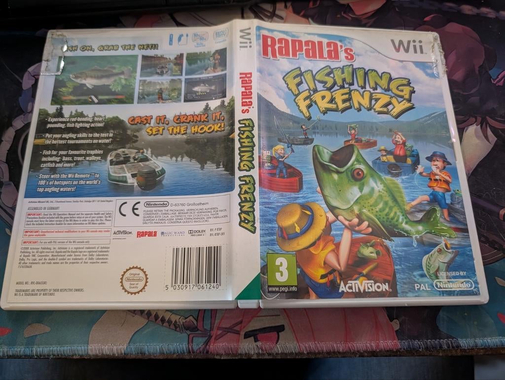 Rapala's Fishing Frenzy - Wii, Overige genres, 1 speler, Ophalen of Verzenden, Zo goed als nieuw