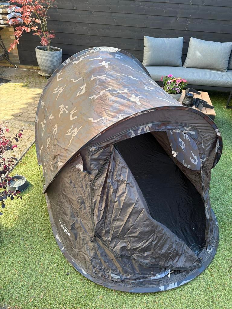 Redcliffs Outdoor Gear Pop-up Tent Camouflage 2-persoons, Ophalen, Nieuw, Tot en met 2