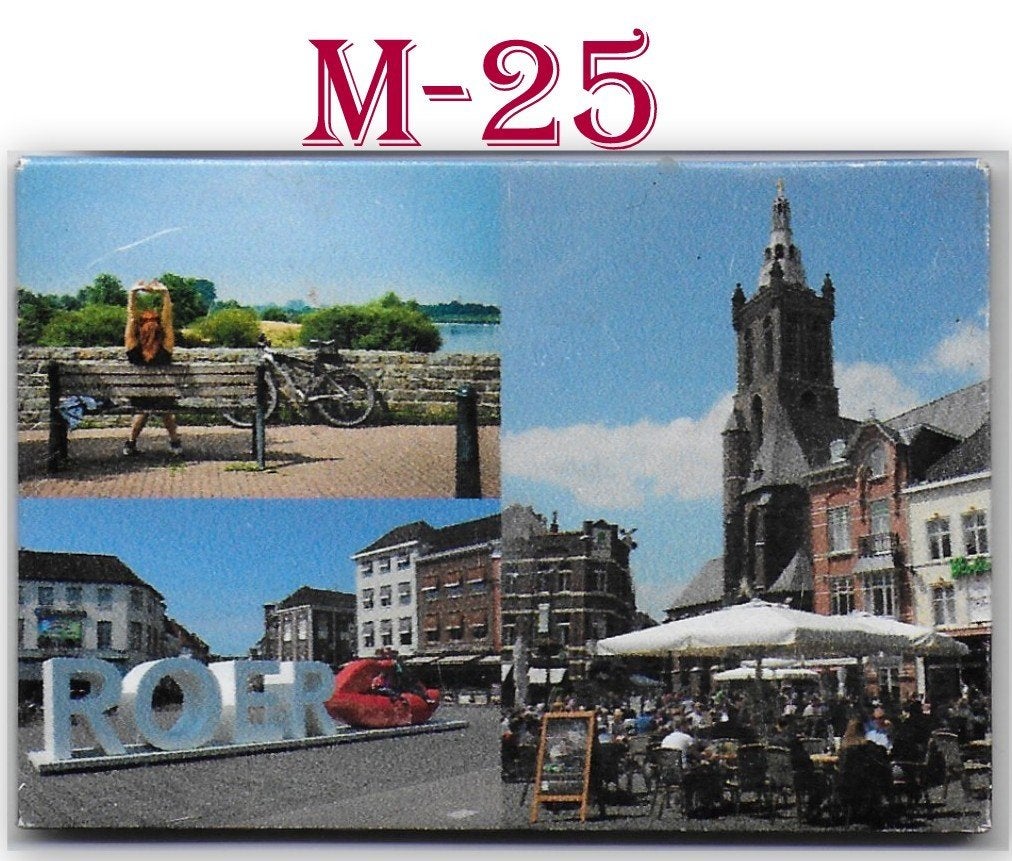 M25 Koelkastmagneet Roermond, Ophalen of Verzenden, Zo goed als nieuw