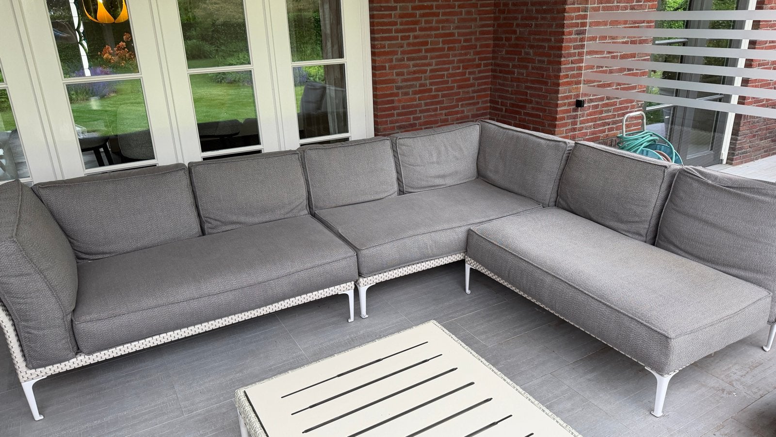 Kussens voor Dedon Ryan loungeset, Ophalen, Gebruikt, Grijs, Rechthoekig