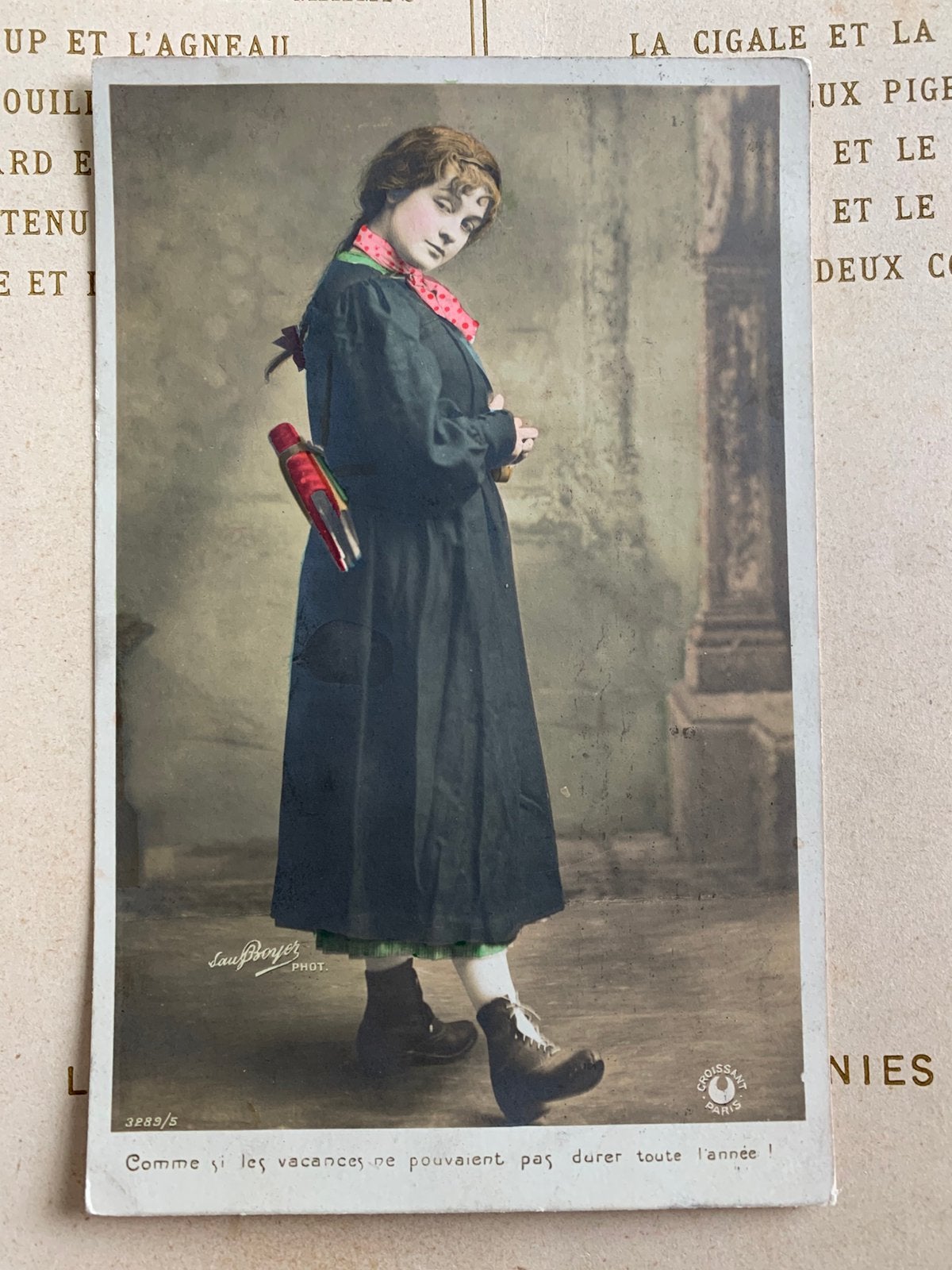 10-1-1915 Schoolmeisje (RR), Ophalen of Verzenden, Voor 1920, Gelopen, Overige thema's