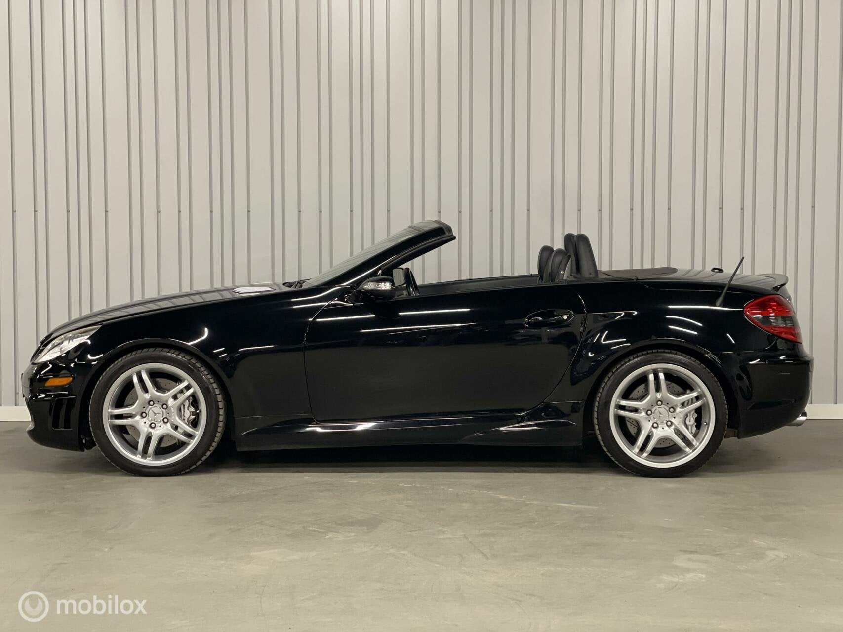 Mercedes SLK AMG 55 400+ pk airco/nek-stoelverwarming/flippe, Automaat, Achterwielaandrijving, 8 cilinders, Cabriolet