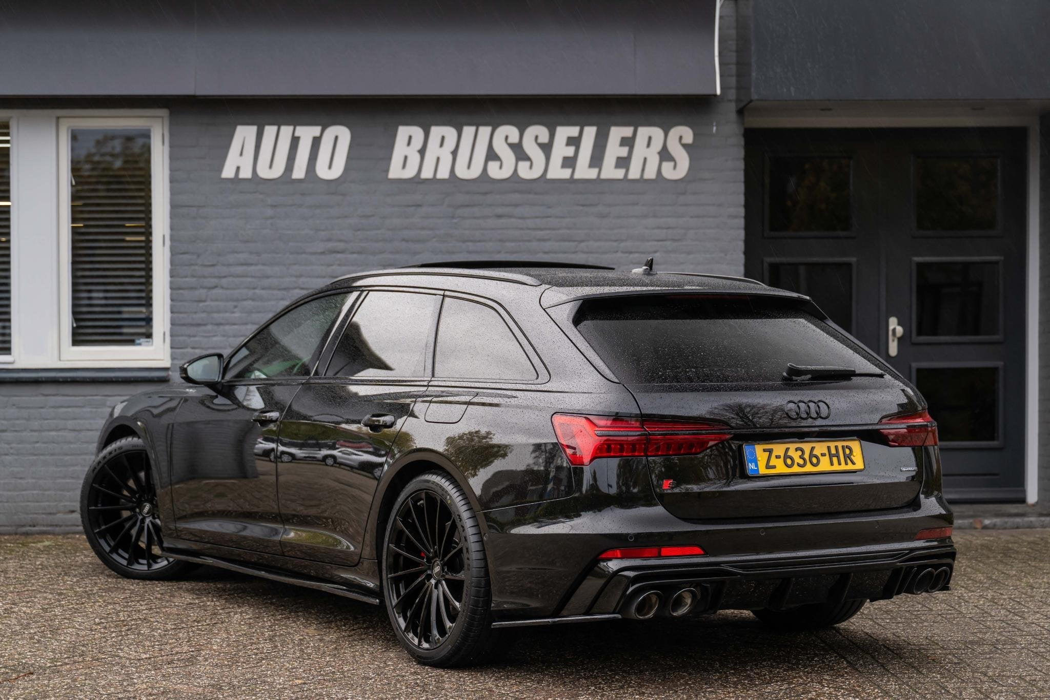 Audi A6 Avant 55 TFSI e quattro Competition S6 Style Dealer, Auto's, Automaat, Gebruikt, 4 cilinders, Zwart