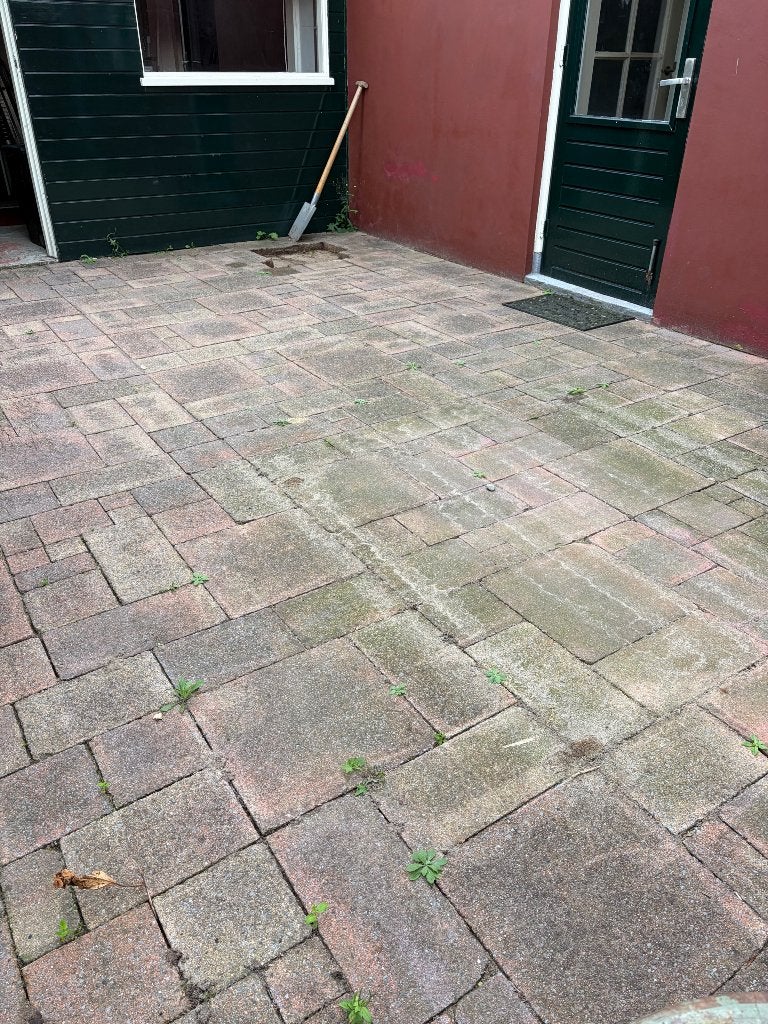 Terras tegels gratis af te halen, Ophalen, Gebruikt, 10 m² of meer, Beton