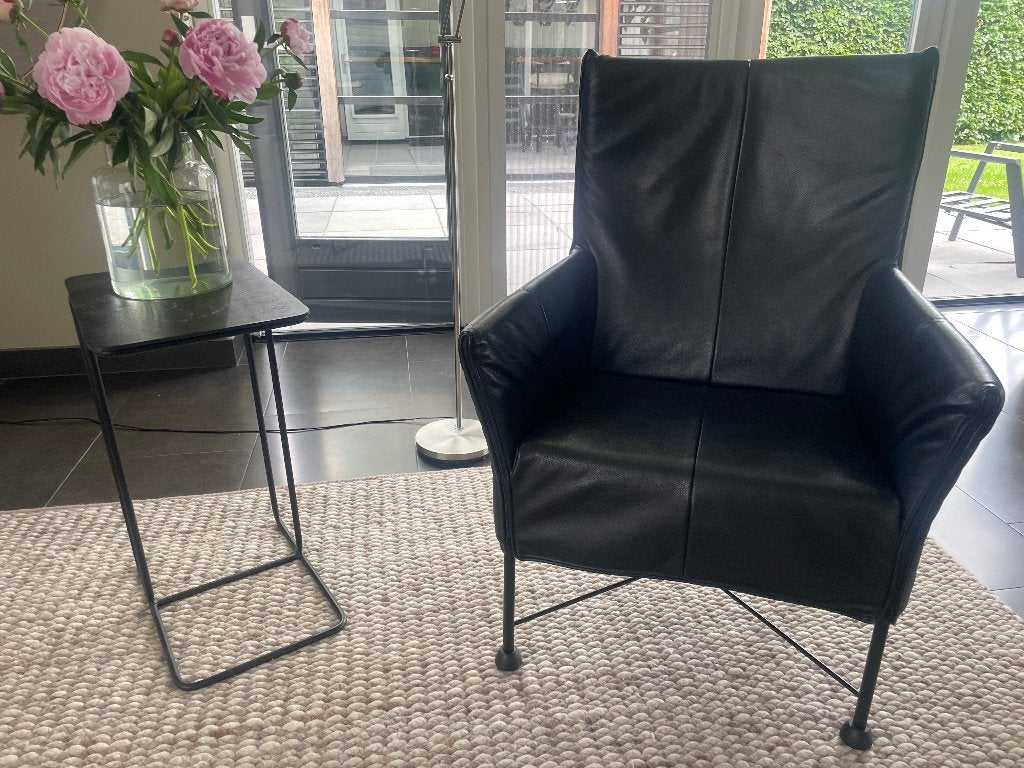 Montis Charly Fauteuil zwart, Huis en Inrichting, Fauteuils, Ophalen, Zo goed als nieuw, Stijlvol modern, 50 tot 75 cm