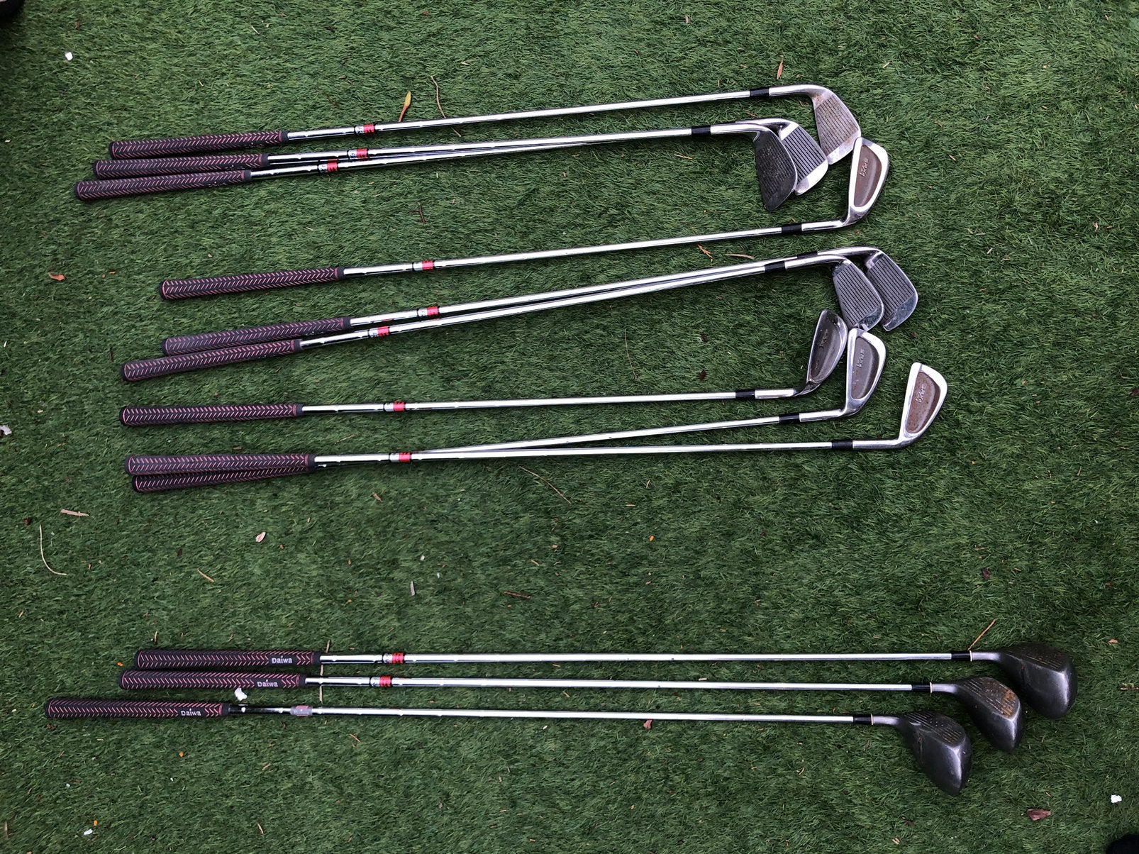 Daiwa Golfclub Set - IJzers en Woods, Ophalen of Verzenden, Gebruikt, Set, Overige merken