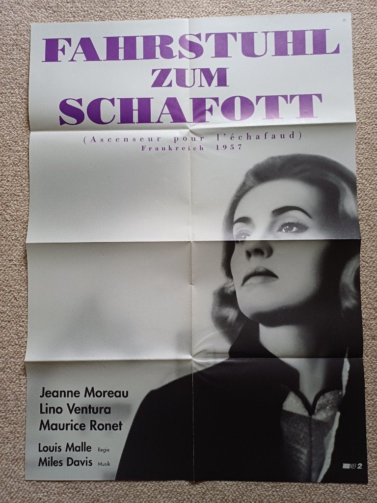 ASCENSEUR   POUR   L ' ECHAFAUD     filmposter., Rechthoekig Staand, Verzenden, Nieuw, A1 t/m A3