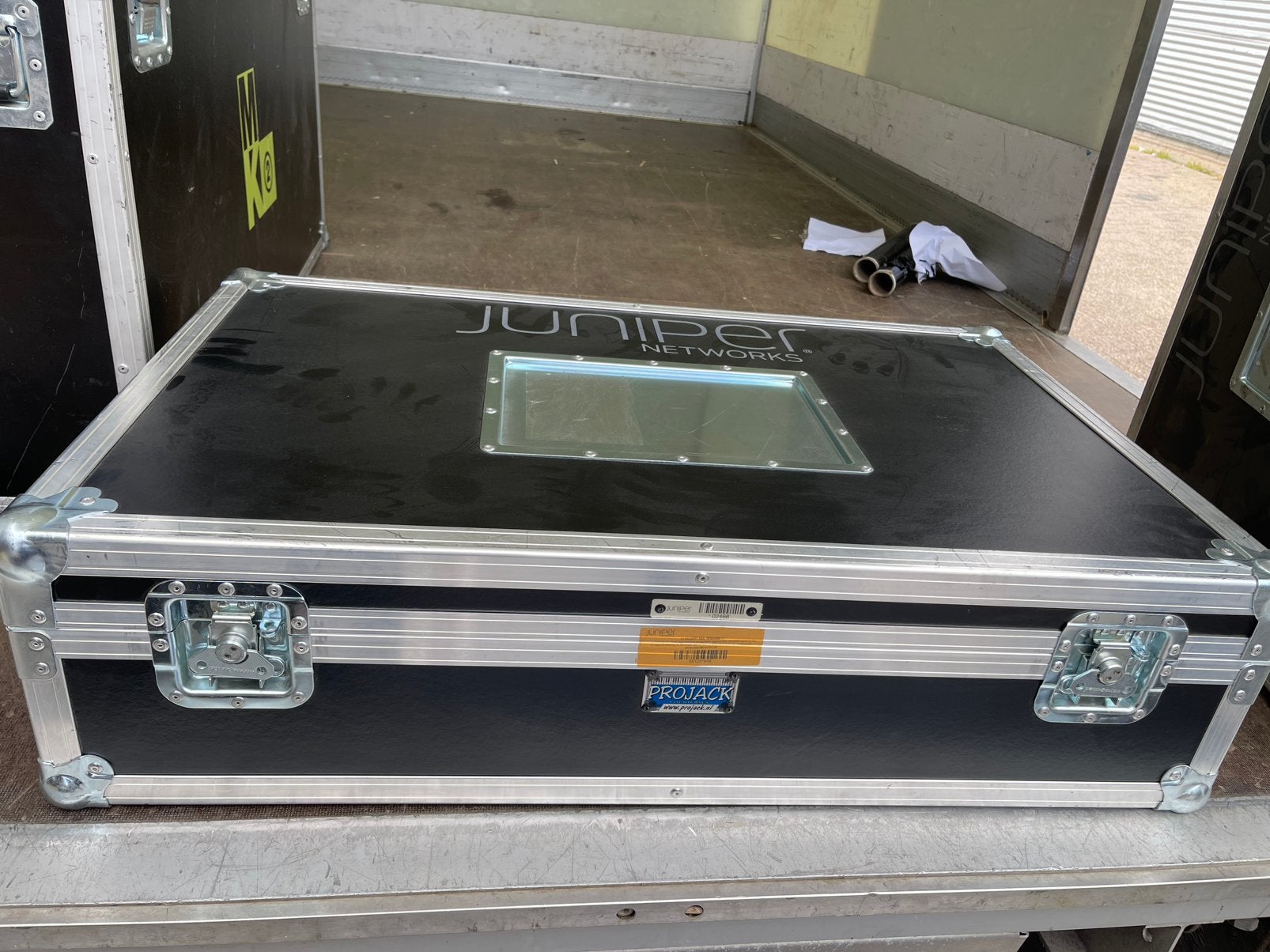PROJACK Flightcase 89x54cm 15+5cm Hoog Klapdeksel PRO CASE, Ophalen, Zo goed als nieuw, Overige instrumenten, Flightcase