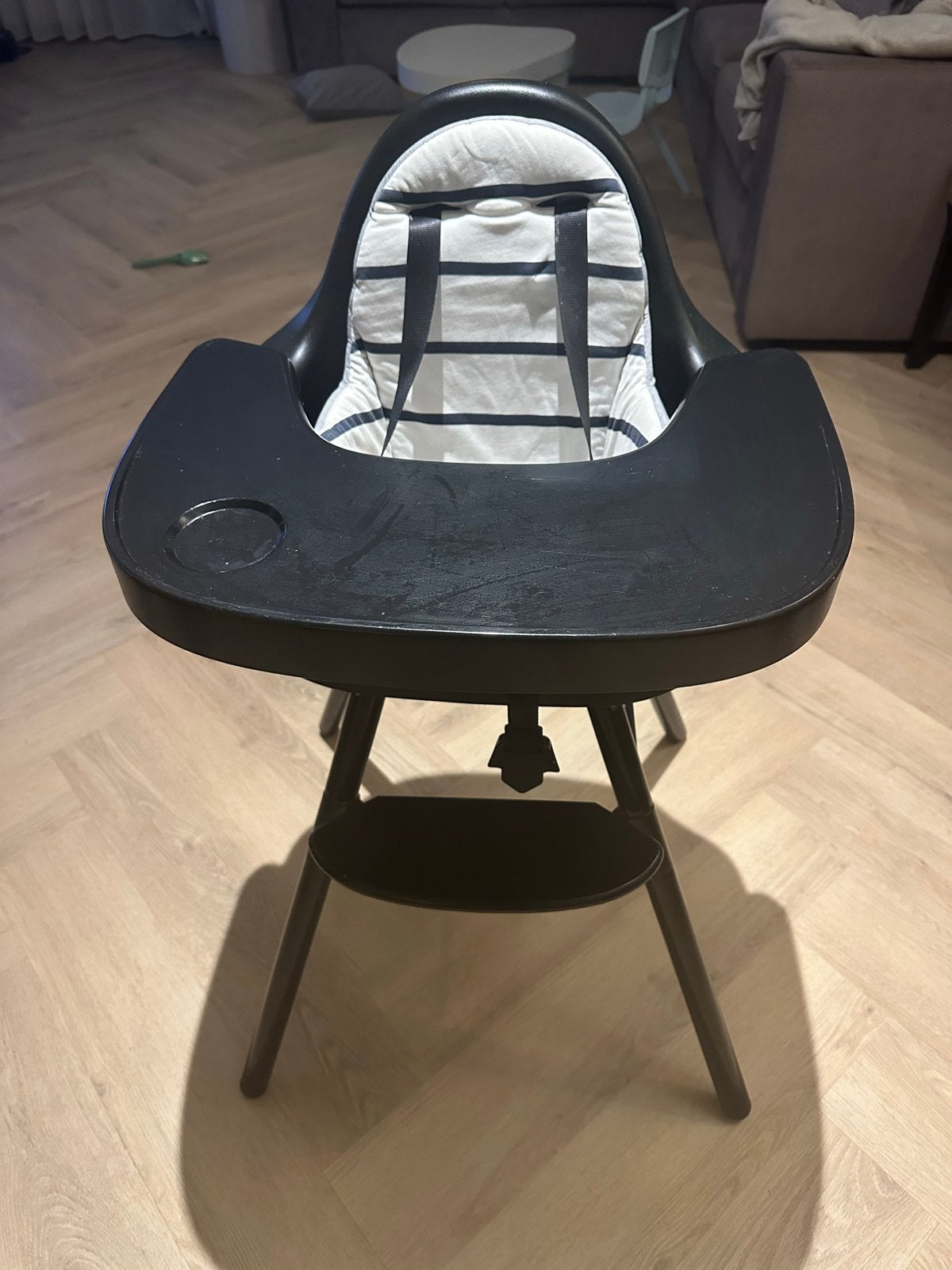 Childhome Evolu 2 Meegroeistoel met accessoires, Ophalen of Verzenden, Zo goed als nieuw, Meegroeistoel, Afneembaar eetblad