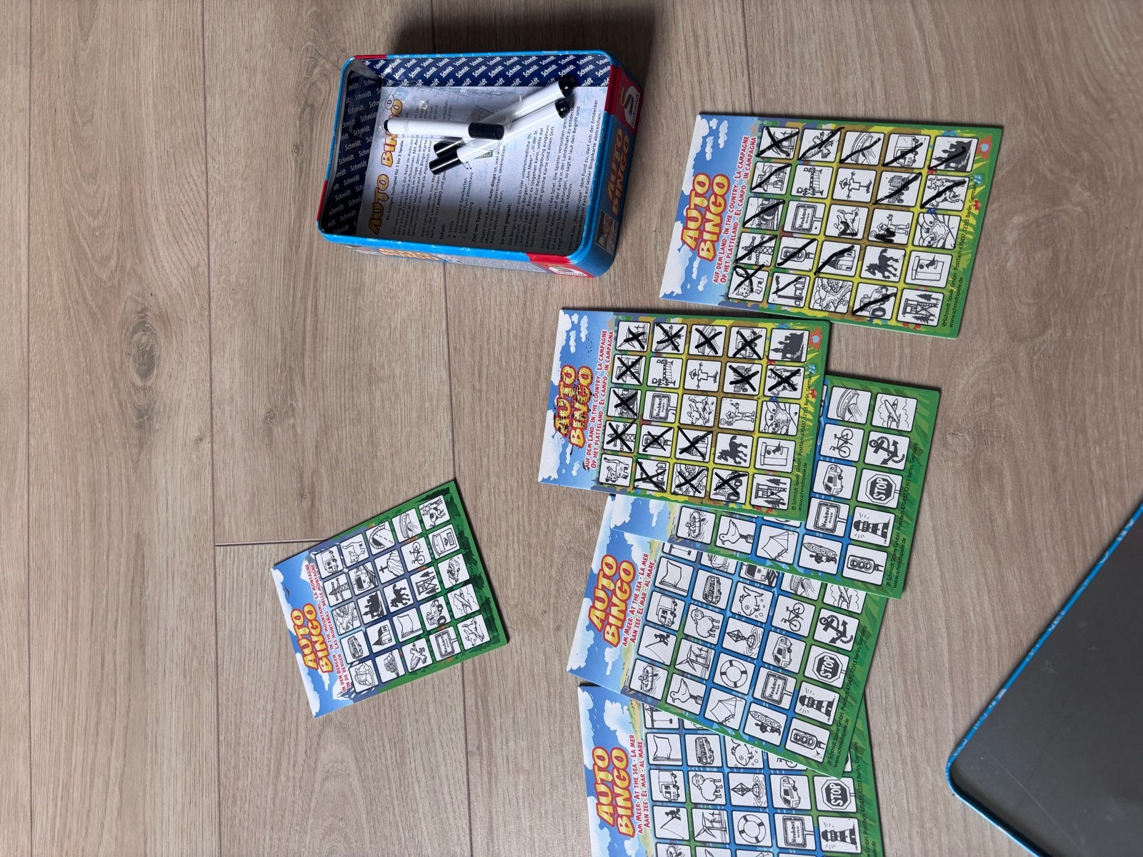 Auto Bingo Reisspel - Schmidt, Een of twee spelers, Ophalen, Gebruikt, Reisspel