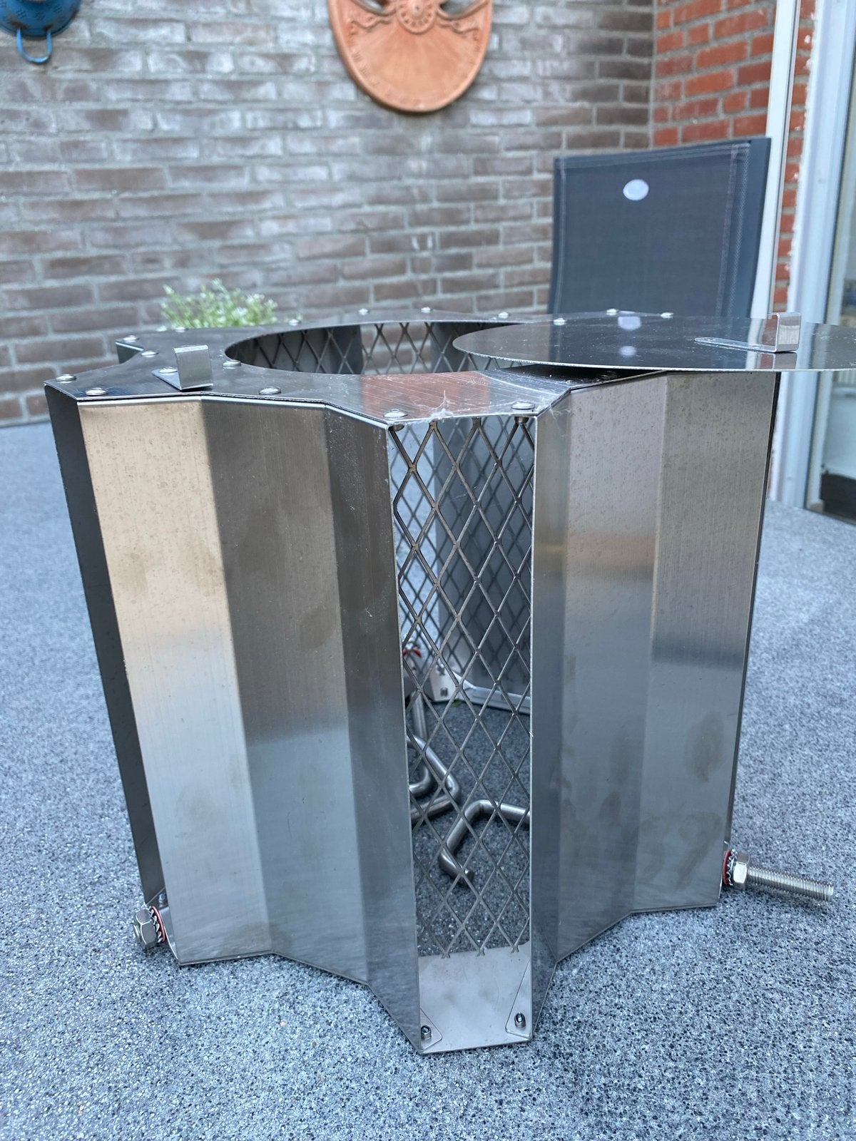 Nieuwe RVS Schoorsteenkap Ventura Optimus - Trekbevorderend, Ophalen of Verzenden, Nieuw, Overige soorten