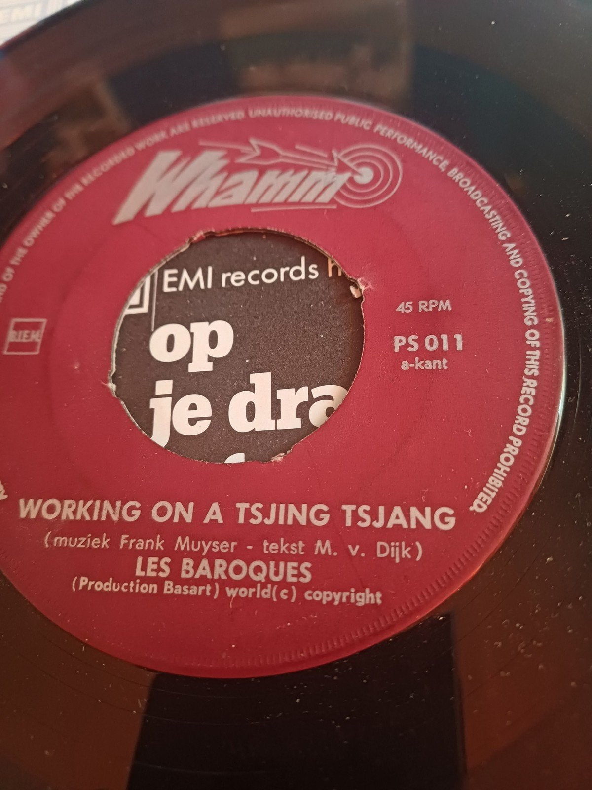 Les Baroques - Working on a Tsjing Tsjang / Dreammaker, Cd's en Dvd's, Ophalen, Gebruikt, Originele persing, 7 inch