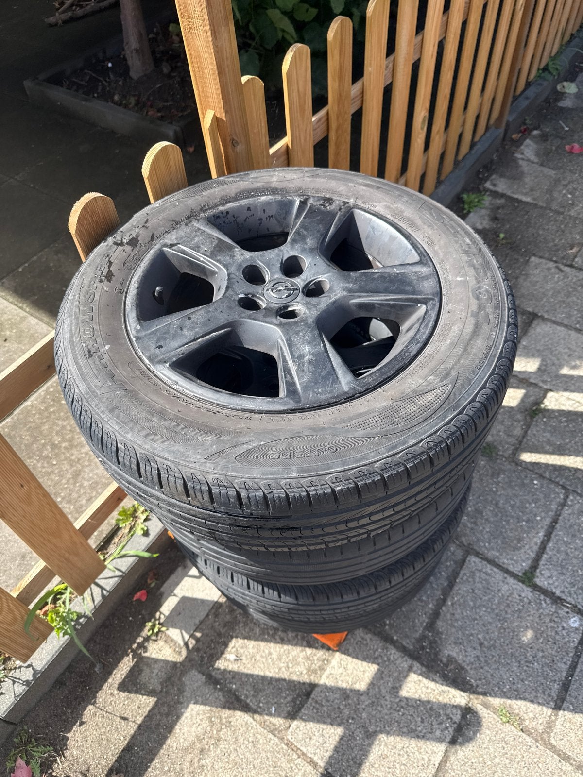 Opel velgen met 195/65R15 banden, Ophalen of Verzenden, Gebruikt