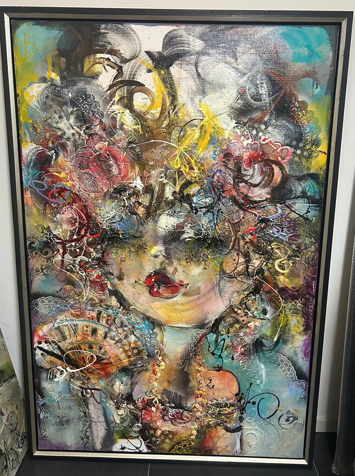 Origineel schilderij van Guy Olivier – Inclusief luxe lijst, Antiek en Kunst, Ophalen