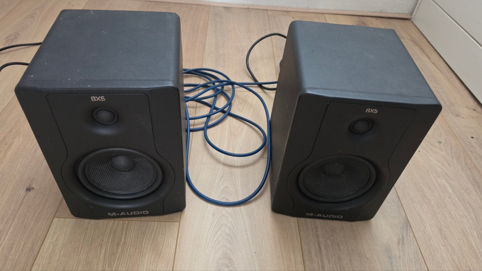 M-Audio BX5 D2 Studiomonitoren (set van 2), Overige merken, Studiomonitor, Gebruikt, Inclusief kabels