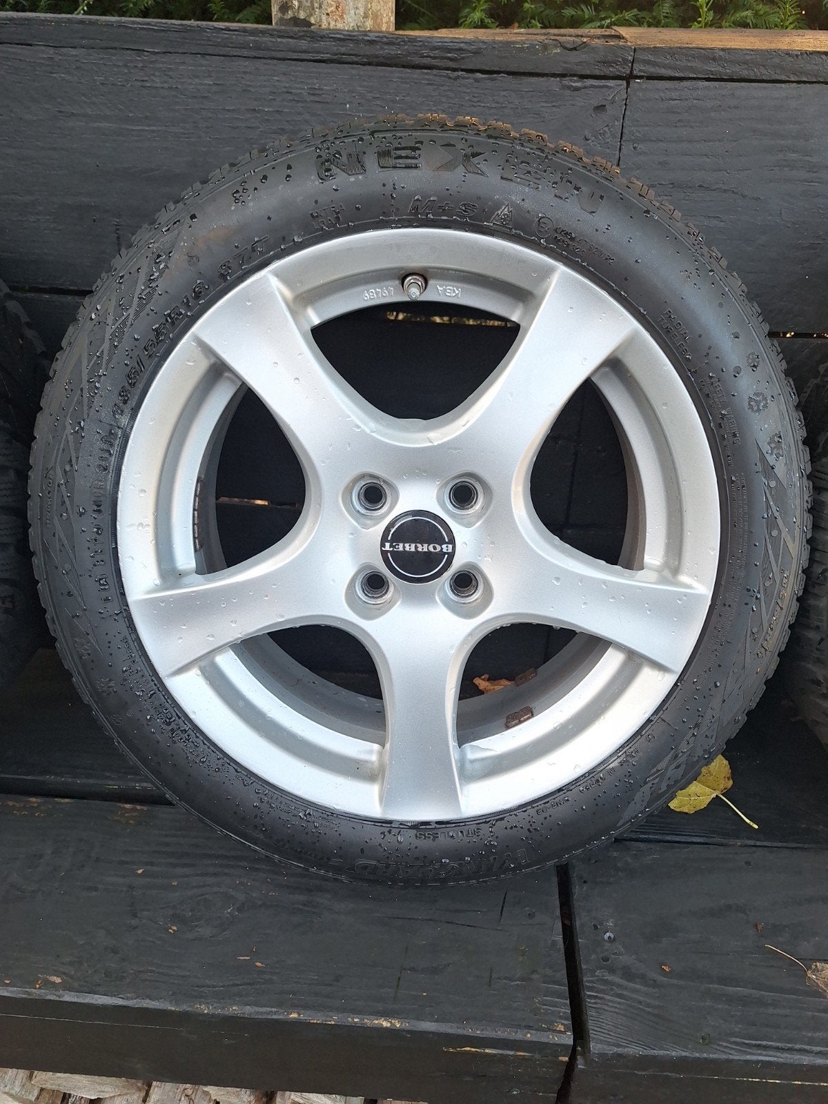 borbet velgen  swift+winterbanden., Auto-onderdelen, Ophalen, Gebruikt, 16 inch, 185 mm