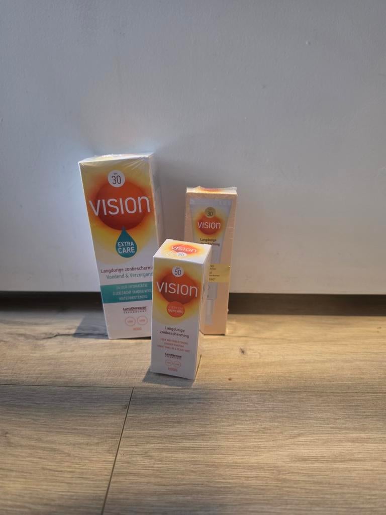 Vision Zonnebrand Crème SPF 30 & 50 - Nieuw, Ophalen