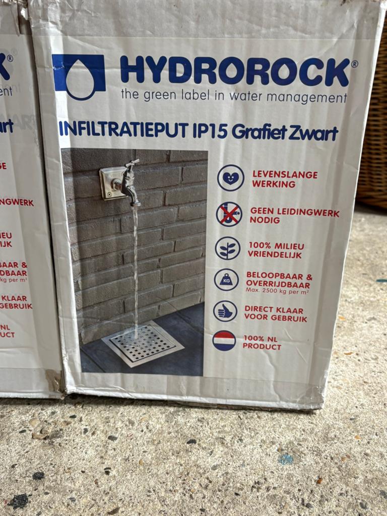 Hydrorock infiltratie put, antraciet, nieuw!!, Ophalen of Verzenden, Zo goed als nieuw
