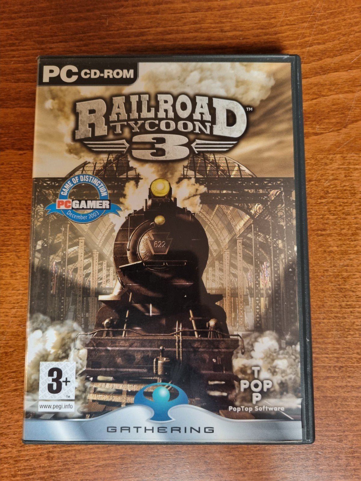 Railroad Tycoon 3 PC CD-ROM - Strategie en Simulatie, Spelcomputers en Games, 1 speler, Eén computer, Ophalen of Verzenden, Zo goed als nieuw