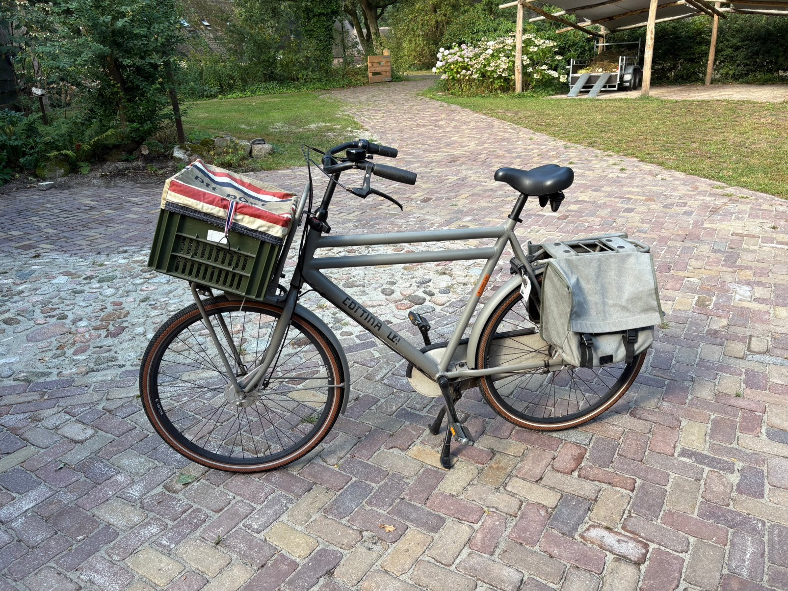 Fiets heren cortina U4 transport 7 versnellingen, Versnellingen, Zo goed als nieuw, 57 tot 61 cm, Schijfrem