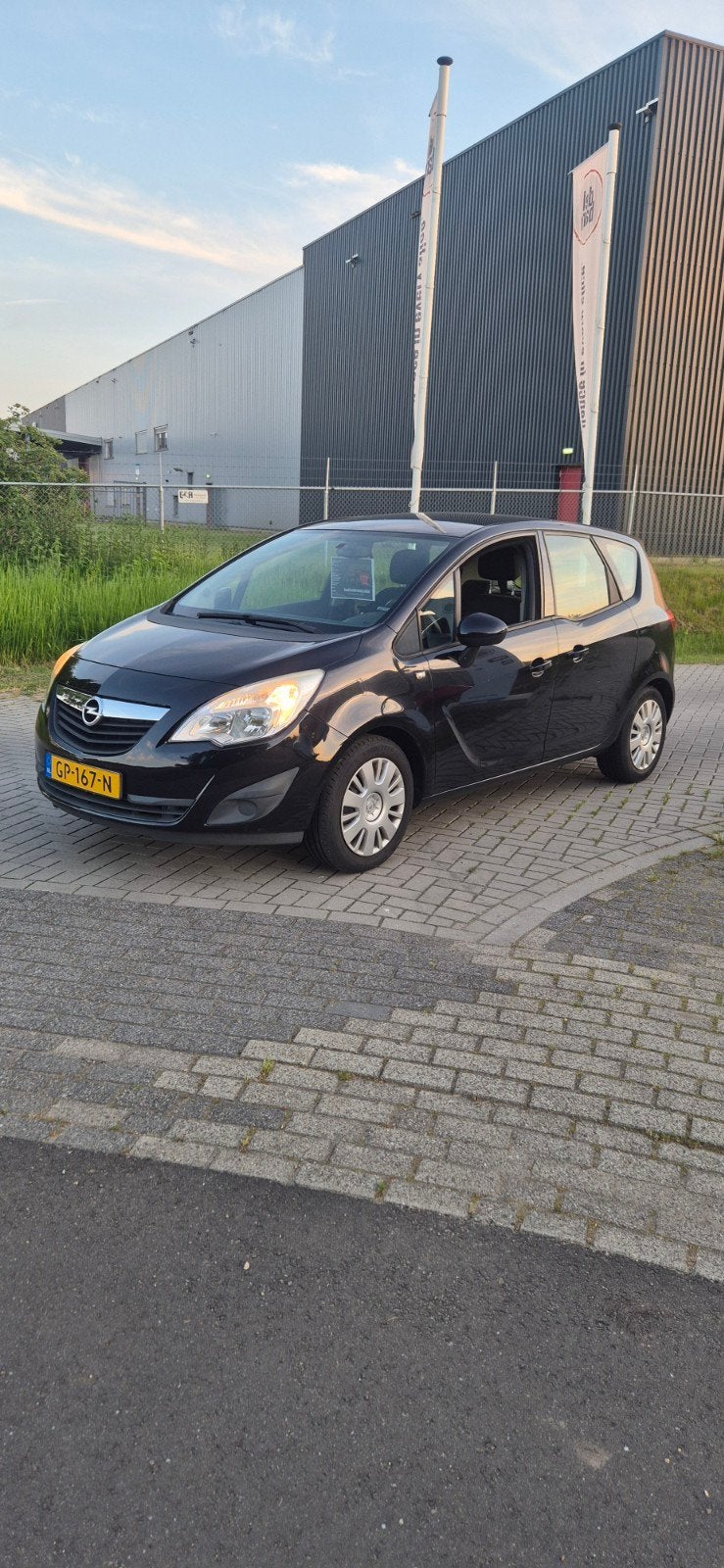 Opel Meriva 1.4 Turbo Ecotec 120pk 2011 Zwart, Auto's, Voorwielaandrijving, 680 kg, 4 cilinders, Zwart