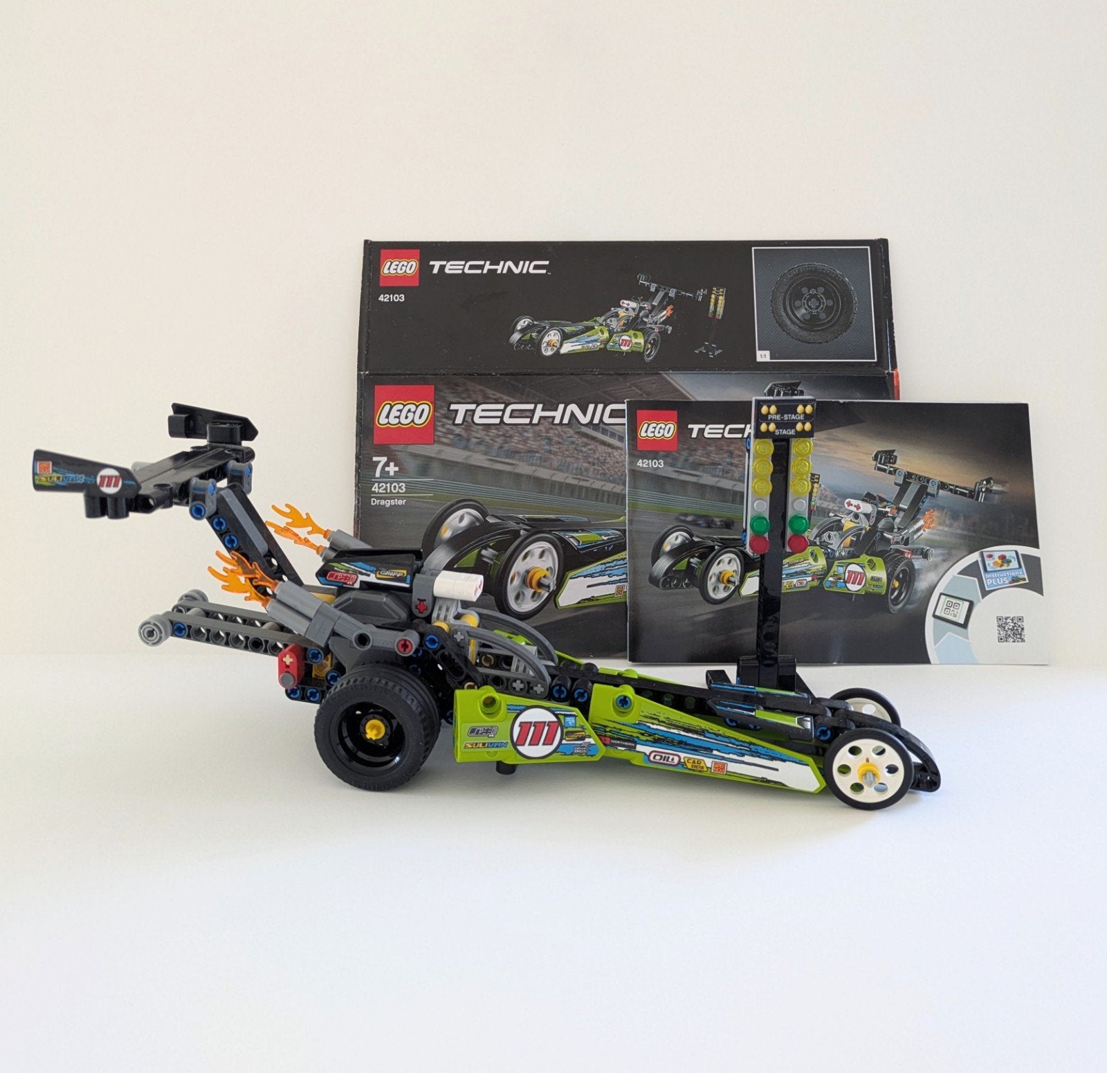 Lego technic - 42103 - Pull back and race, Ophalen of Verzenden, Gebruikt