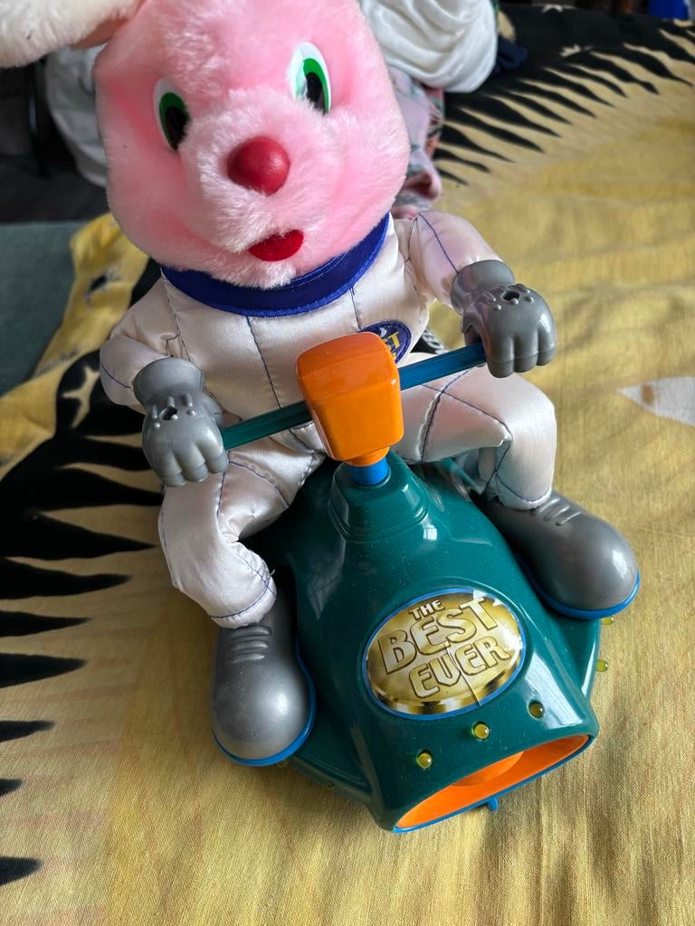 Duracell Konijn Space Scooter Bunny met originele doos, Kinderen en Baby's, Ophalen of Verzenden, Gebruikt, Jongen of Meisje