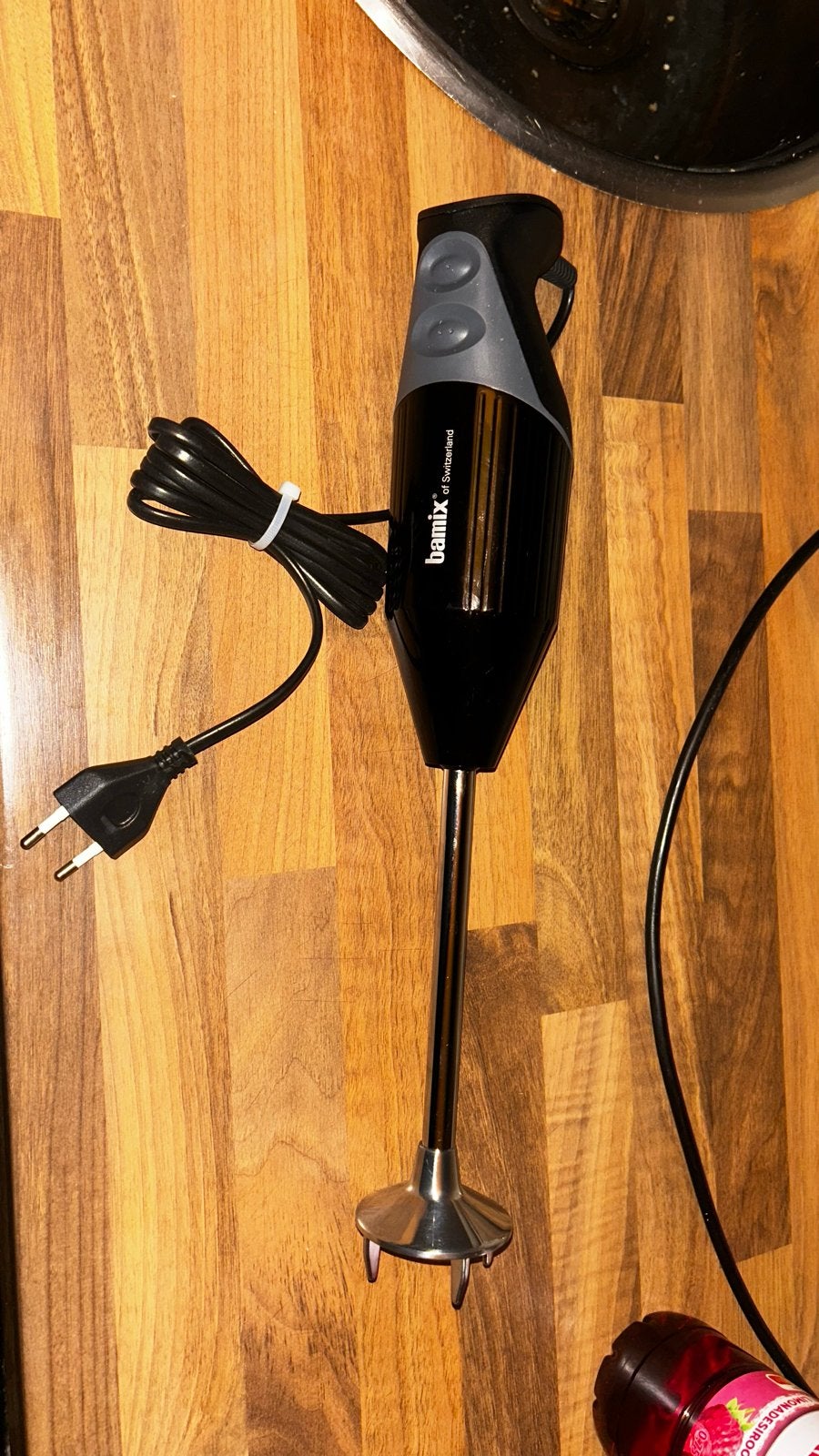 Bamix Staafmixer - Zwart, 200W, Zwitserse Kwaliteit, Ophalen of Verzenden, Gebruikt, Blender