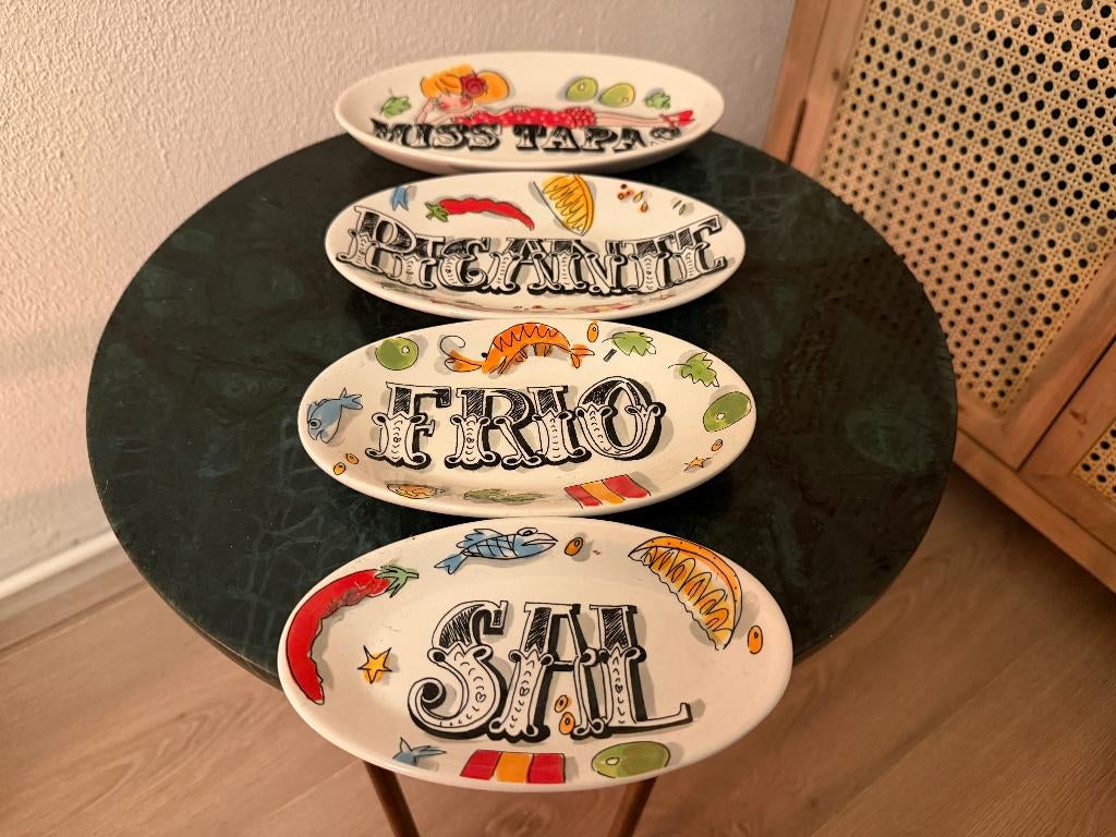 Blond Amsterdam miss tapas set schalen, Huis en Inrichting, Keuken | Servies, Zo goed als nieuw, Schaal of Schalen, Blond Amsterdam