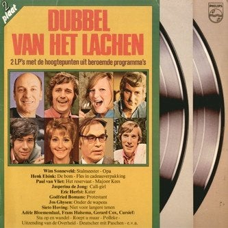 Dubbel van het Lachen - 2 LP's met hoogtepunten, Cd's en Dvd's, Cabaret of Kleinkunst, Complilatie, Ophalen of Verzenden, 12 inch