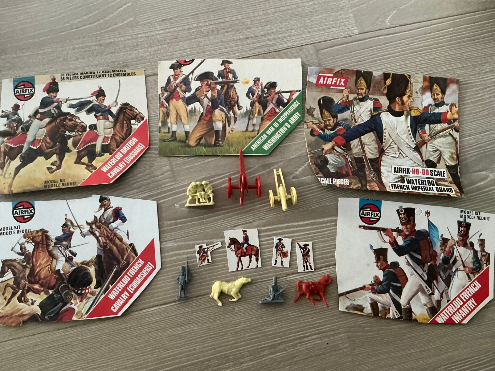5 sets Airfix Waterloo en Washingtons army - ongesorteerd!, Verzamelen, Ophalen of Verzenden, Zo goed als nieuw