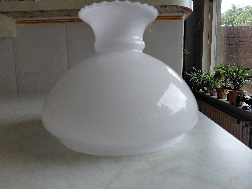 Kap wit voor olielamp, Ophalen of Verzenden