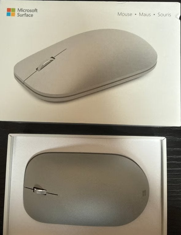 Microsoft Surface Mobiele Muis, Computers en Software, Muizen, Muis, Ergonomisch, Verzenden, Zo goed als nieuw