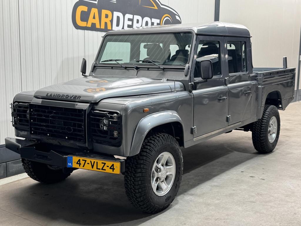 Land Rover Defender 2.4 TD 130" S Crew Cab Rondom Led, alle, Auto's, Land Rover, Gebruikt, 4 cilinders, 122 pk, Origineel Nederlands