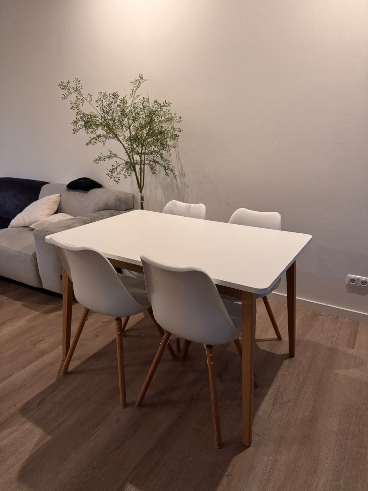 eettafel en stoelen, Huis en Inrichting, Ophalen, Gebruikt, 100 tot 150 cm, 50 tot 100 cm
