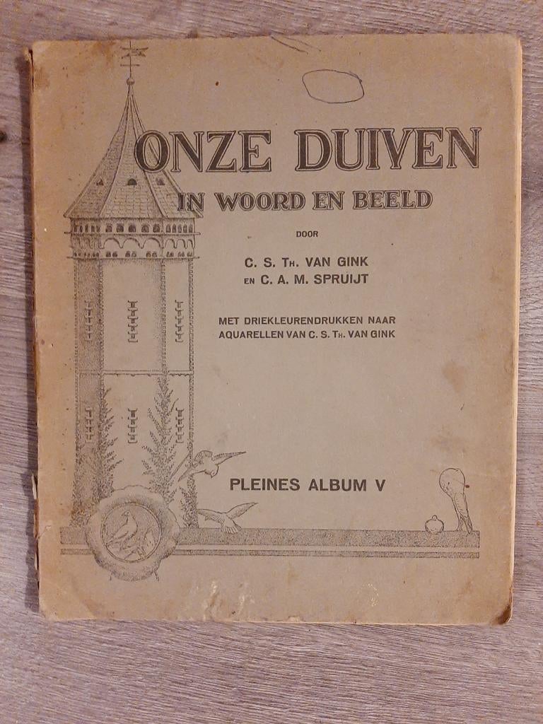 Plaatjesalbum Onze Duiven in Woord en Beeld Album V, Antiek en Kunst, Ophalen of Verzenden