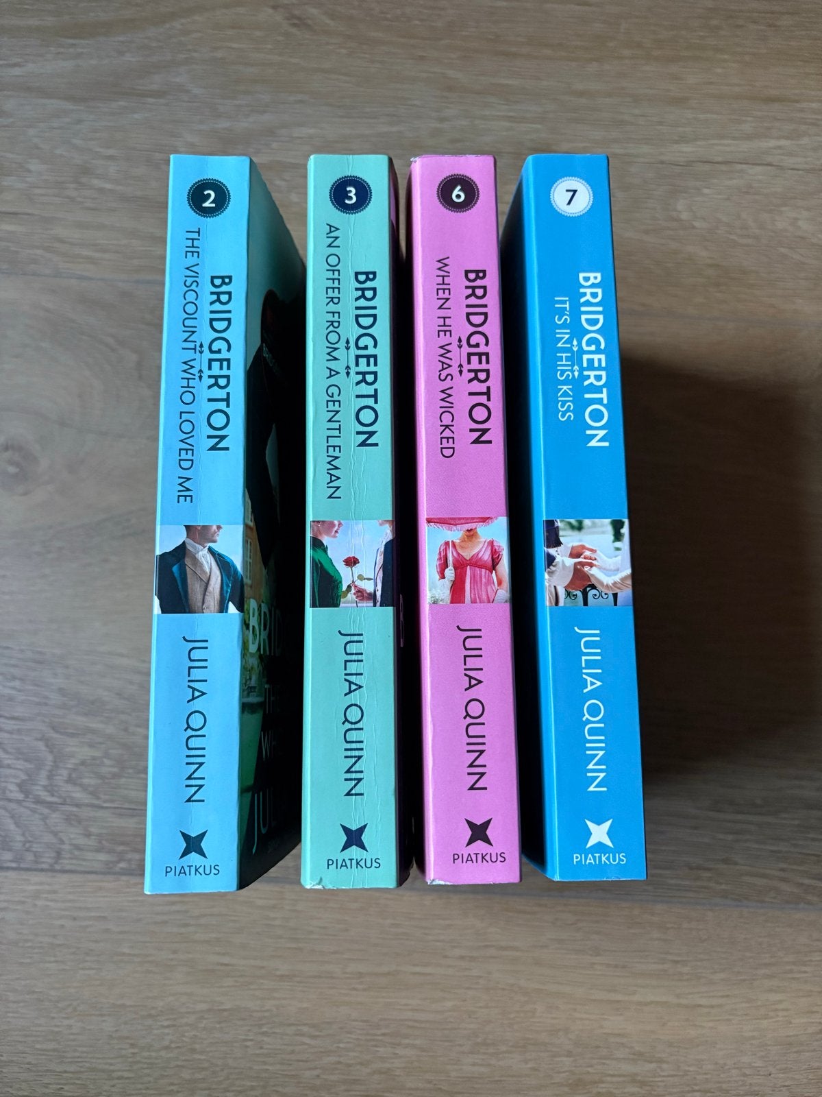 Bridgerton Boekenreeks - Deel 2, 3, 6, 7 (Engelstalig), Boeken, Ophalen of Verzenden, Zo goed als nieuw, Europa overig