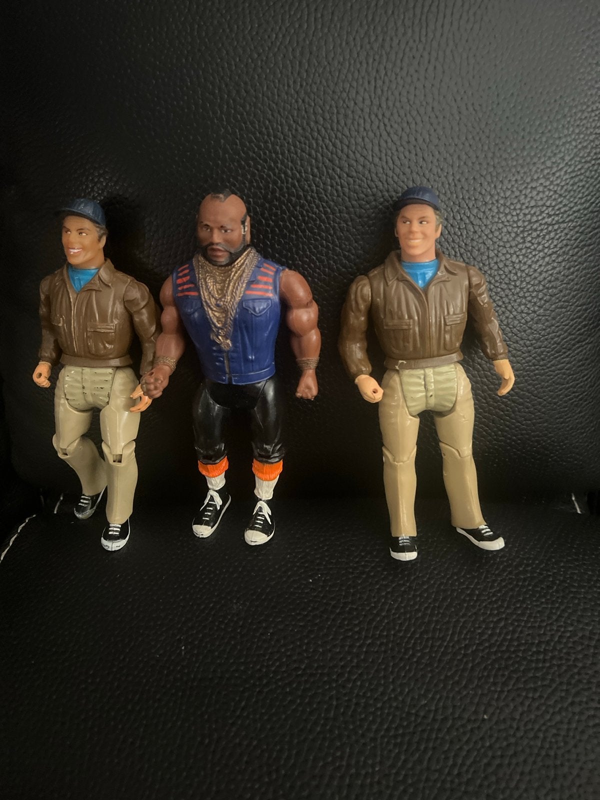 Vintage A-Team Actiefiguren - Mr. T, en Murdock, Ophalen of Verzenden, Gebruikt