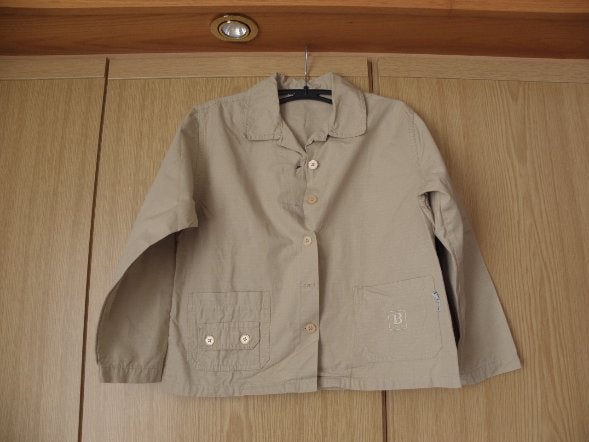 Bruin katoenen college jasje blazer BINO LINO 152 nieuwstaat, Meisje, Bino Lino, Ophalen of Verzenden, Zo goed als nieuw
