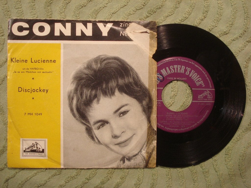 Conny Froboess 7" Vinyl Single: ‘Kleine Lucienne’ (NL), Cd's en Dvd's, Ophalen of Verzenden, Gebruikt, 7 inch, Nederlandstalig